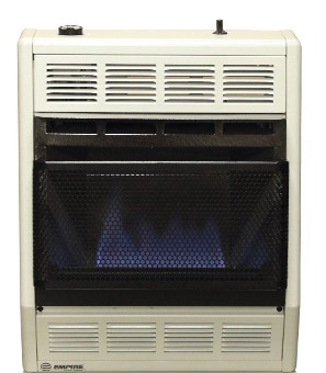 10,000 BTUs Blue Flame Heater w/Manual Thermostat