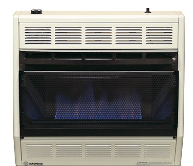 30,000 BTUs Blue Flame Heater w/Modulating Hydraulic Thermostat
