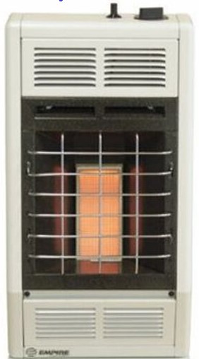 10,000 BTUS Infrared Vent-Free Heater w/ Thermostat