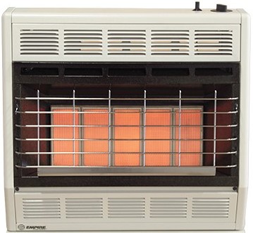 30,000 BTUS Infrared Vent-Free Heater w/ Thermostat